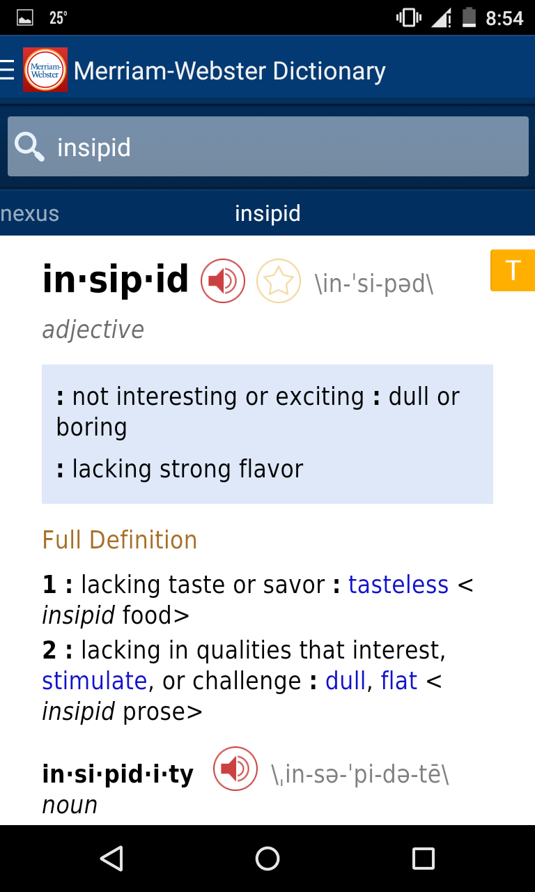 merriam webster android screen1