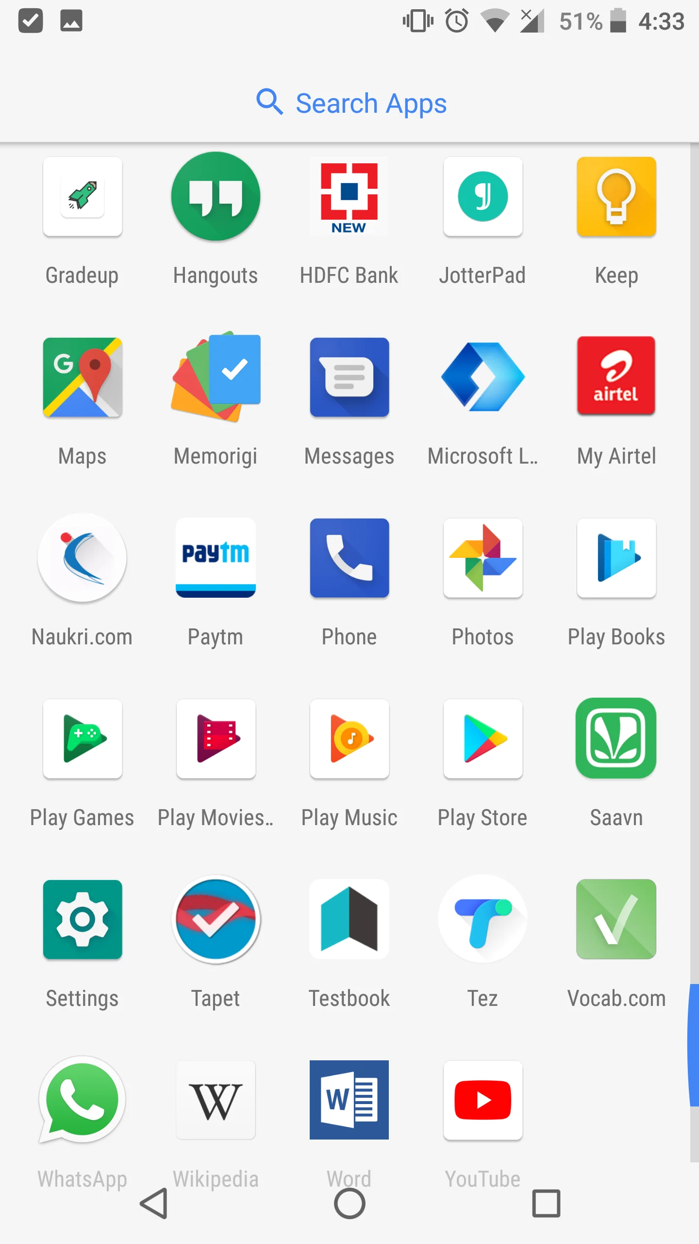 Pixel Launcher_App drawer