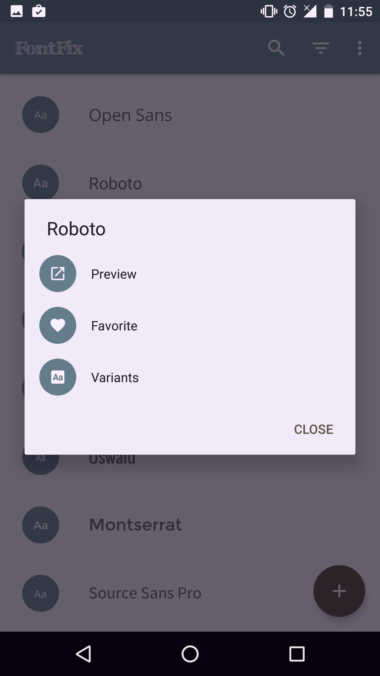Roboto font android
