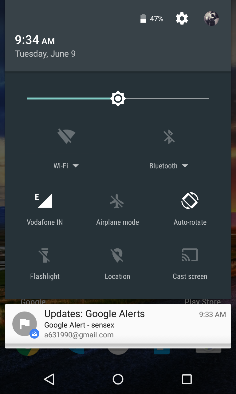quicksettings screenshot