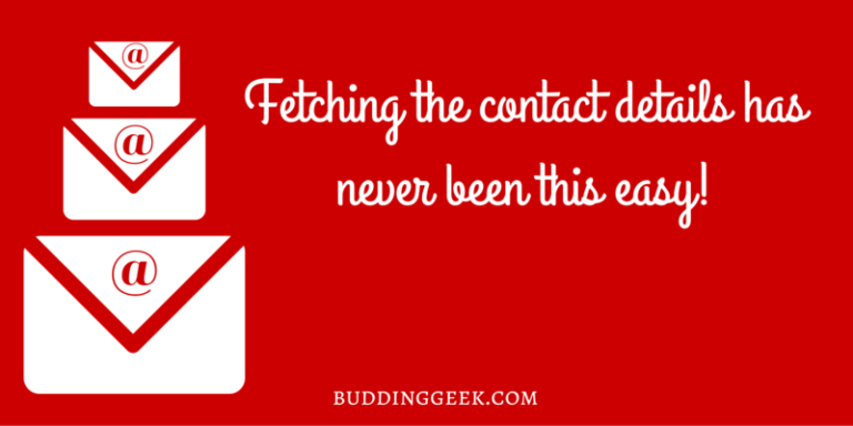 contact details - poster