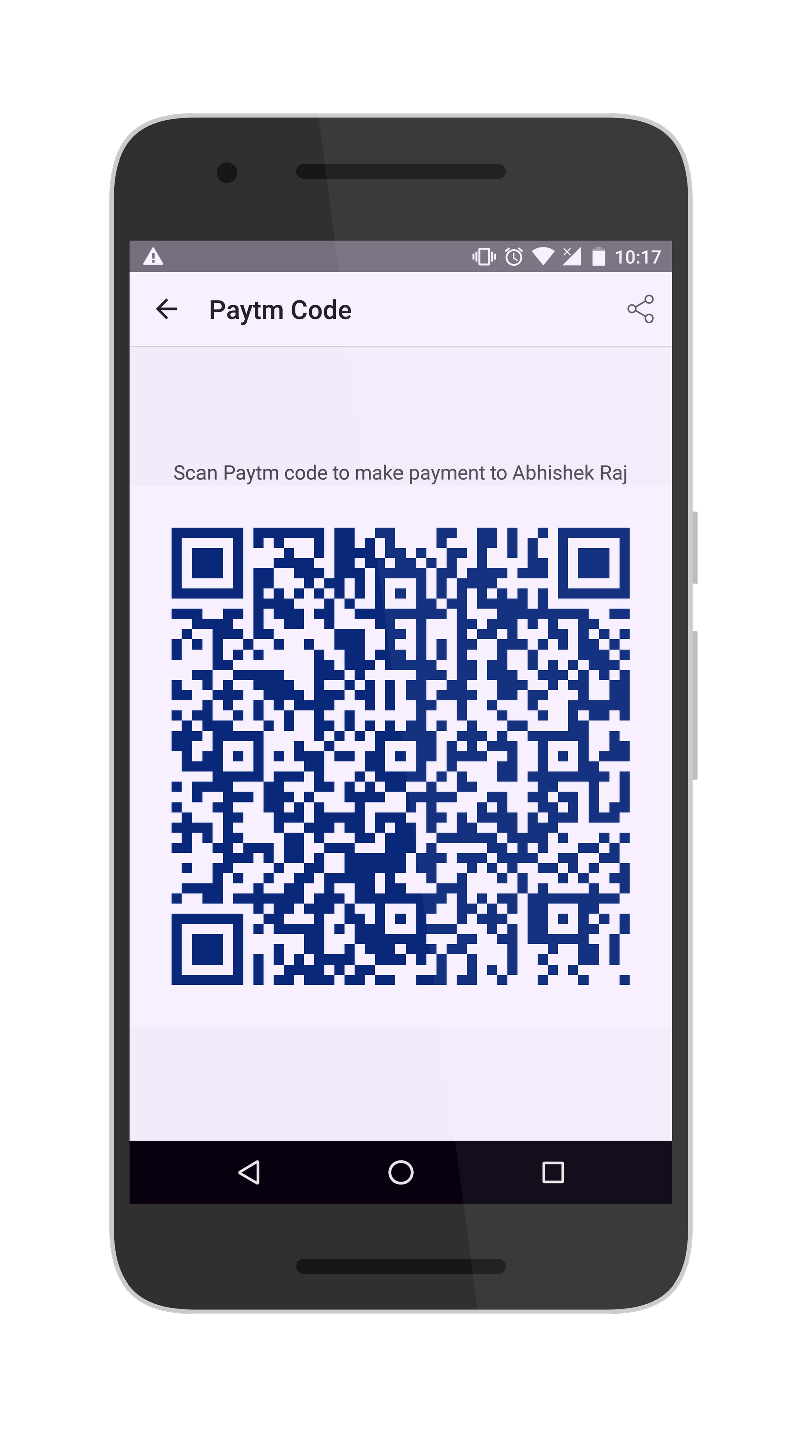 QR code in mobile payments