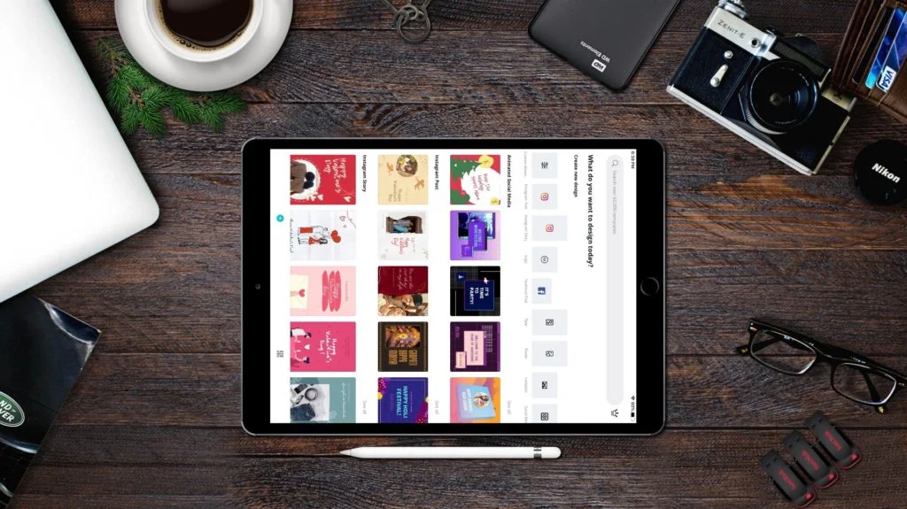 CANVA APP ON THE IPAD