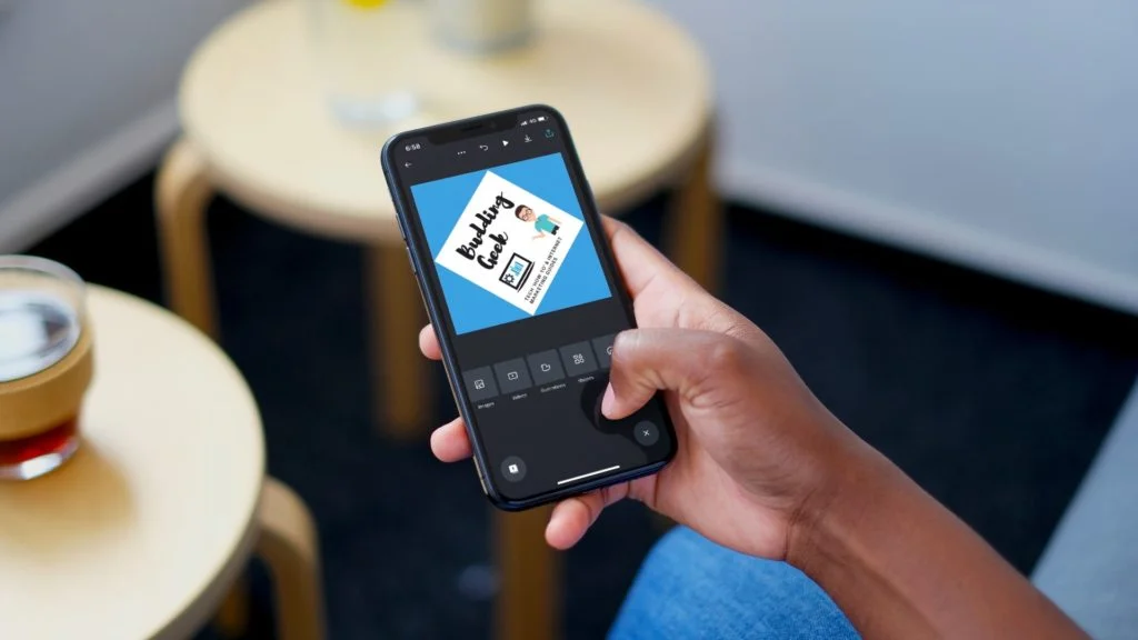 CANVA APP ON THE IPHONE