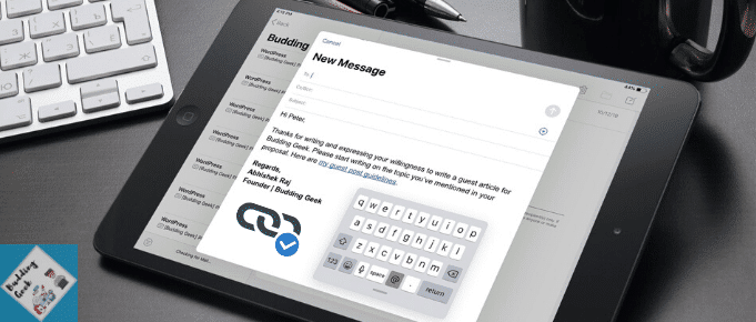 how to hyperlink a text in iOS mail app - featured image