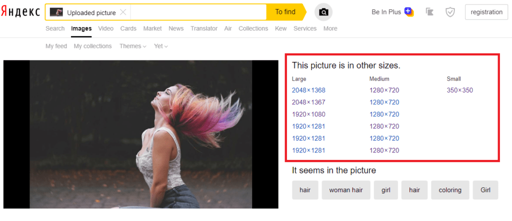 yandex reverse image search not working
