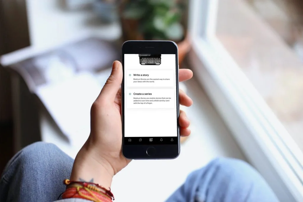 Medium app for iPhone