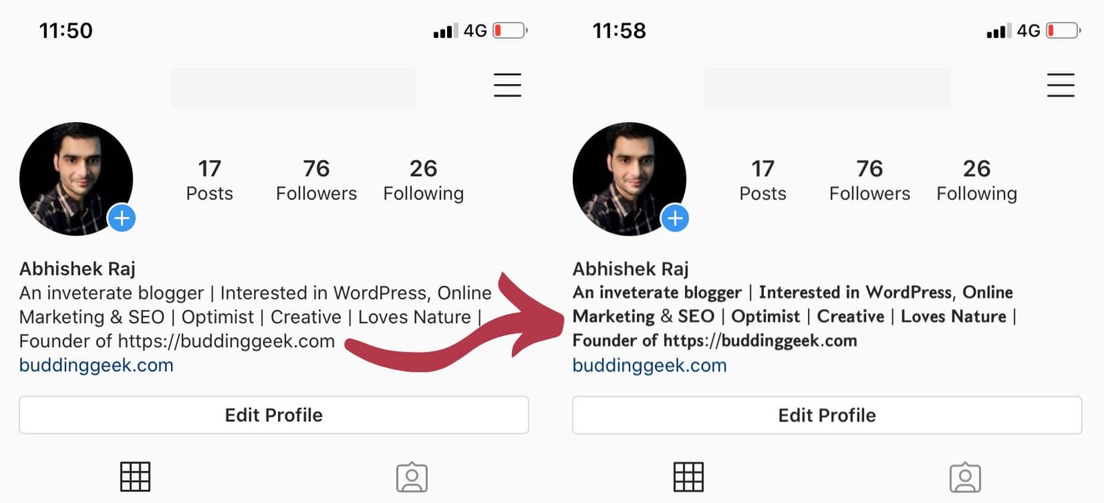 How To Change Font On Instagram Bio - There are different steps