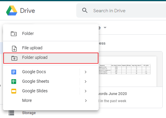 how do you share a google drive folder