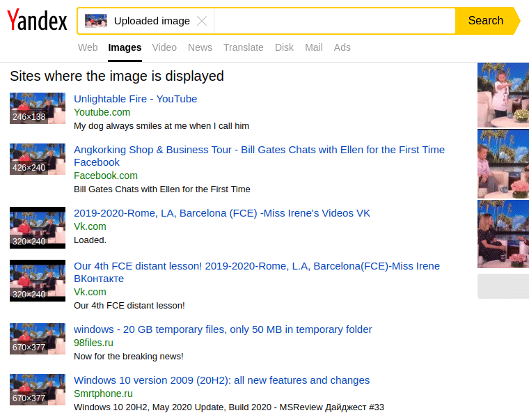 image reverse search yandex
