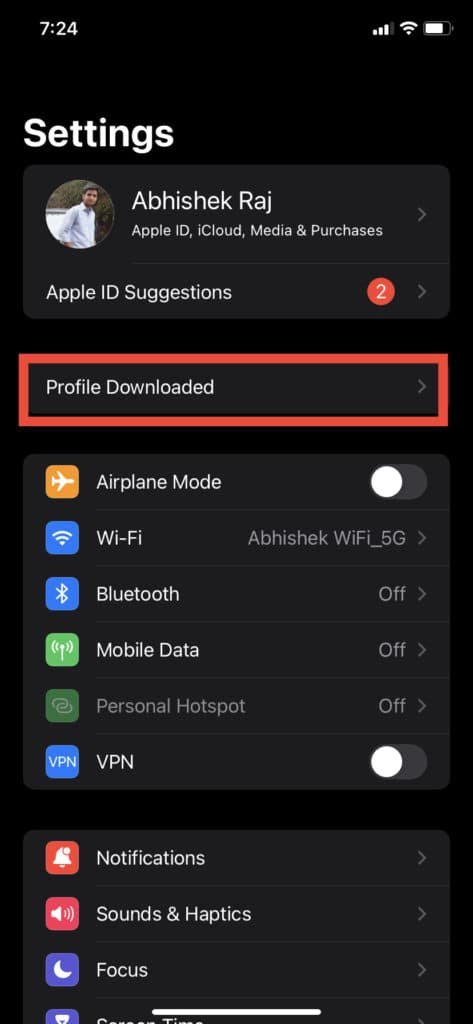 adguard ios profile