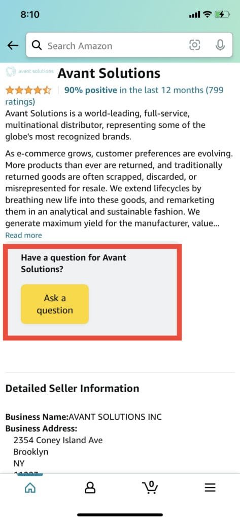 amazon sellers chat