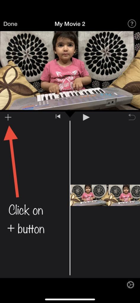 Add photos to your iMovie project