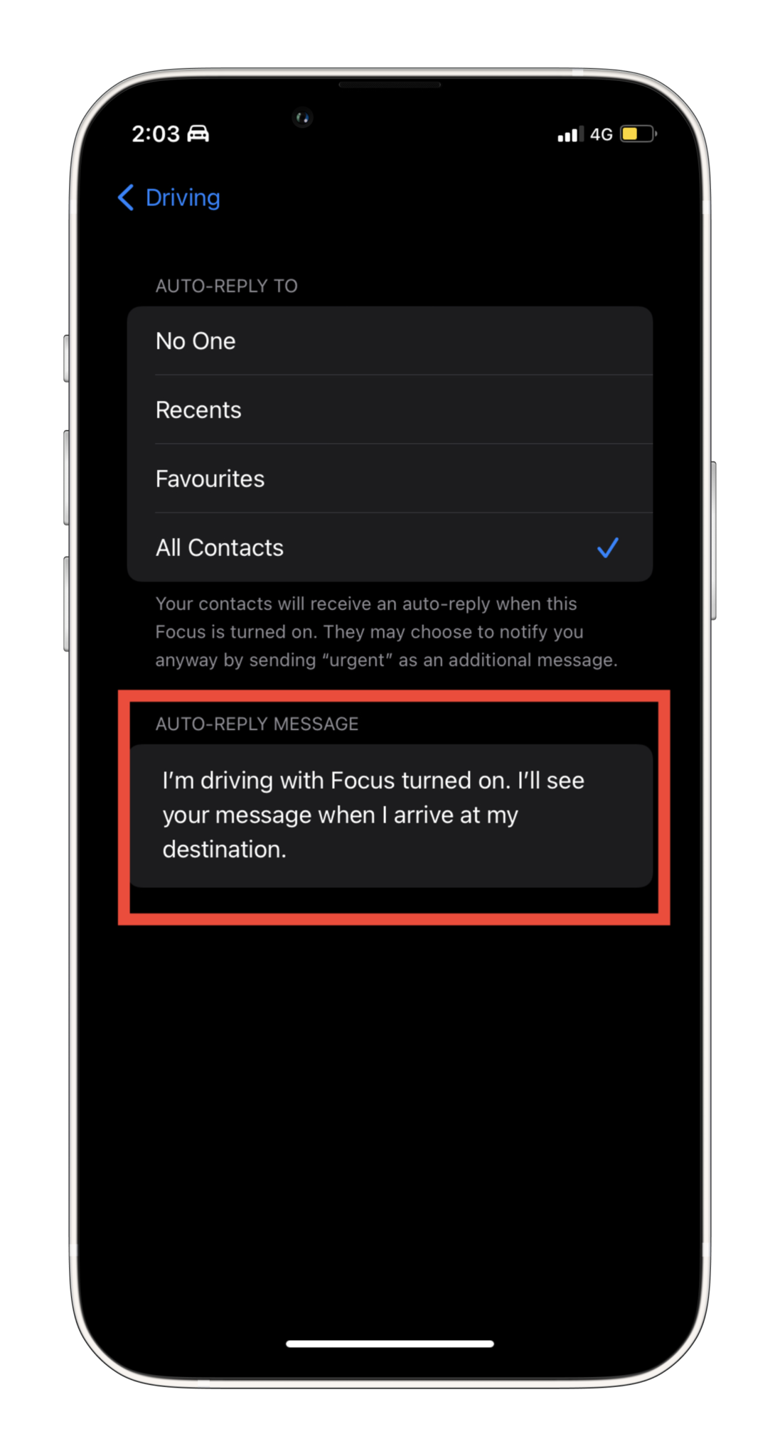 How To Set Auto Reply Text On Iphone 8