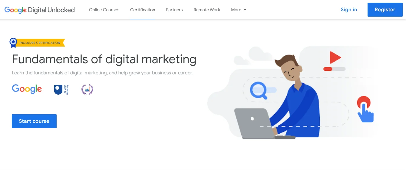 fundamentals of digital marketing by Google