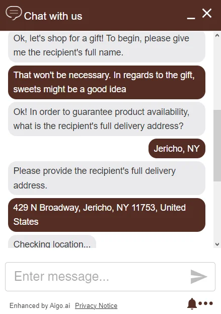 Cheryl's Virtual Gifting Assistant