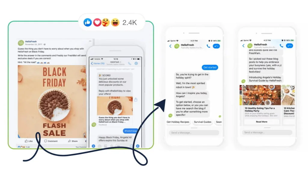 HelloFresh's chatbot Freddy helps discover new recipes, order ingredients, manage subscriptions and get cooking tips